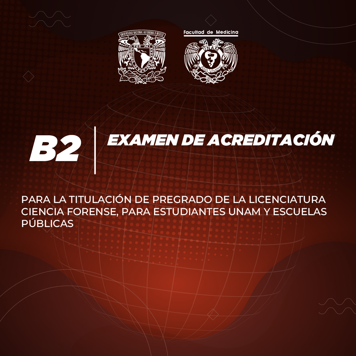 EXAMEN DE ACREDITACIÓN DE COMPRENSIÓN DE LECTURA EN INGLÉS B2 PARA LA TITULACIÓN DE PREGRADO DE LA LICENCIATURA CIENCIA FORENSE, PARA ESTUDIANTES UNAM Y ESCUELAS PÚBLICAS